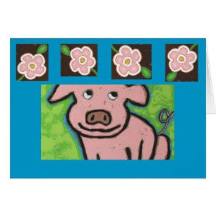 Fun piggie card