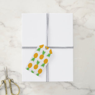 Fun Pineapple Pattern Gift Tags