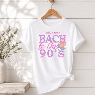 Fun Pink 90s Retro Bachelorette T-Shirt