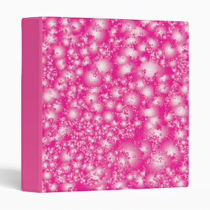 Fun PINK Abstract Ink Super Splash pattern Binder