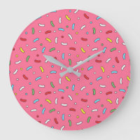 Fun Pink Candy Sprinkles Pattern