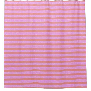 Fun Pink Geometric Stripes Beach House