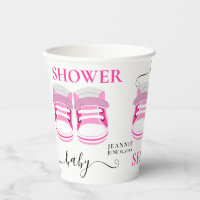 Fun Pink Girl Baby Shoes BABY SHOWER