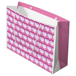 Fun Pink Hearts -  Large Gift Bag