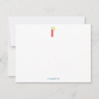 Fun Pink Lemonade and Teal Gingham Personalized
