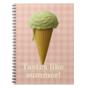 Fun Pink Spiral School Notebook