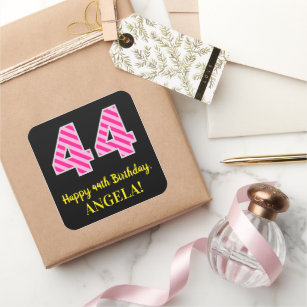 Number 44 - 44th Birthday Gifts - Sticker
