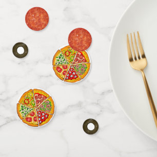 Fun Pizza Party Table Confetti
