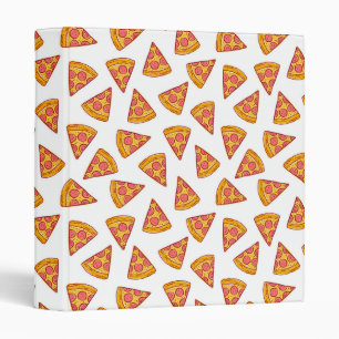 Fun Pizza Slice Pattern Binder