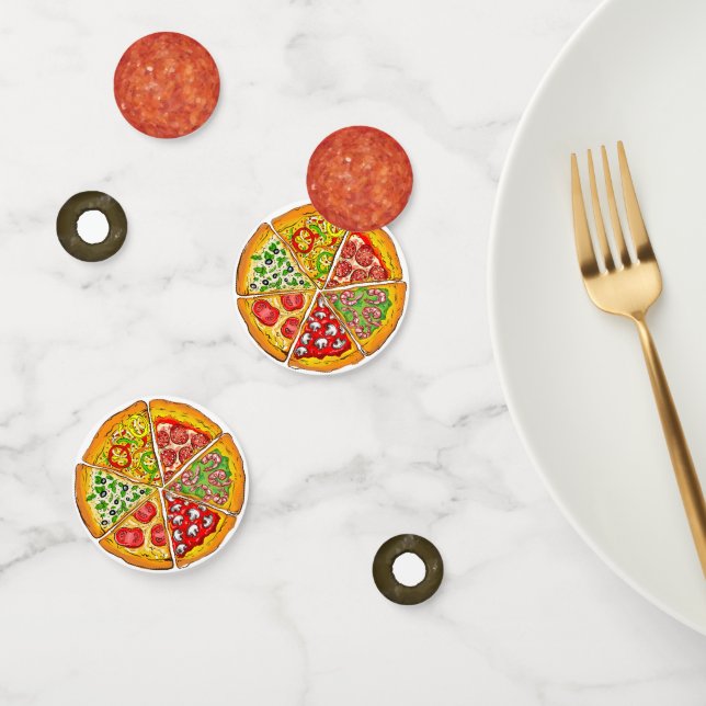 Fun Pizza Table Confetti (Groupe)