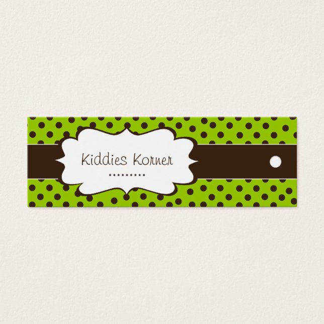 Fun Polk a Dot Hang Tags (Front)