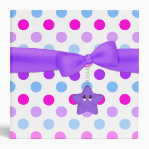 Fun Polka Dot Back to School Binder