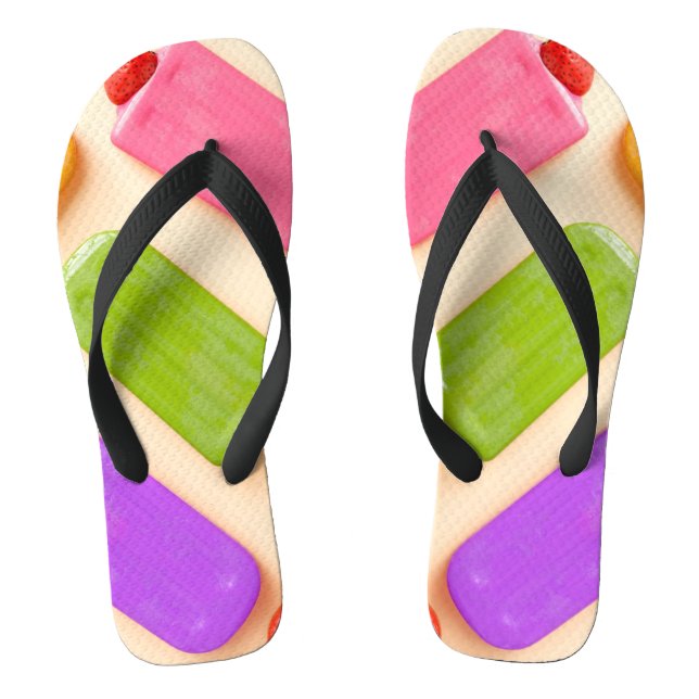 Fun Popsicle, Ice Lolly Flip Flops (Footbed)