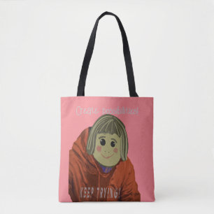 Fun Possibilities, Keep Trying, Multimedia Tote Bag