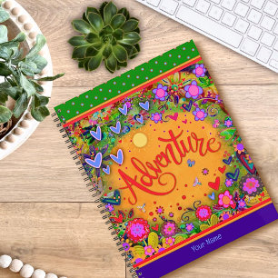 Fun Pretty Floral Adventure Cheerful Inspirivity Planner