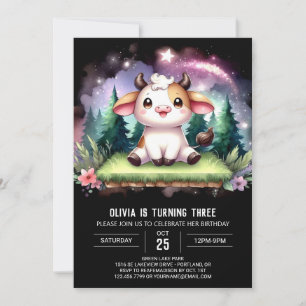 Fun Printable Cow Birthday Invitation