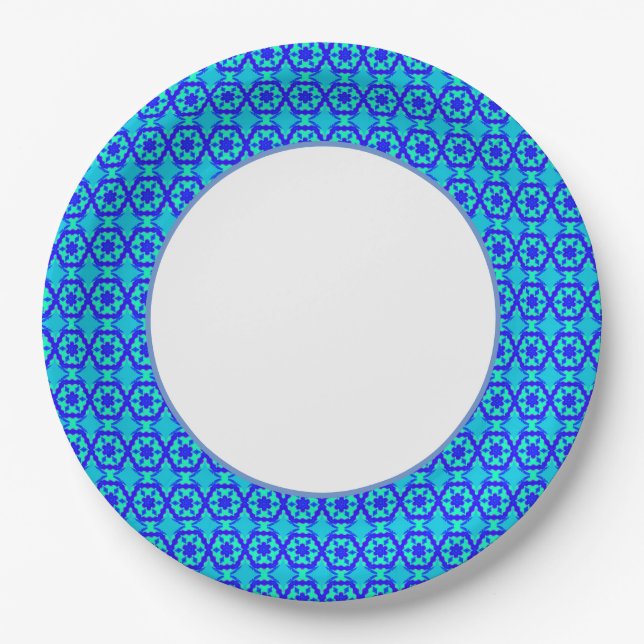 Fun Prints Blue  Dinnerware (Front)
