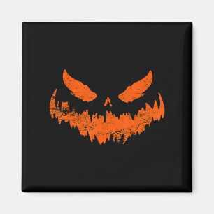 Fun Pumpkin Jack O Lantern Scary Pumpkin Face Hall Magnet
