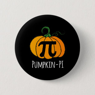 Fun Pumpkin Pi Halloween Costume Math Day Orange 2 Inch Round Button
