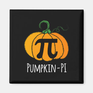 Fun Pumpkin Pi Halloween Costume Math Day Orange Magnet