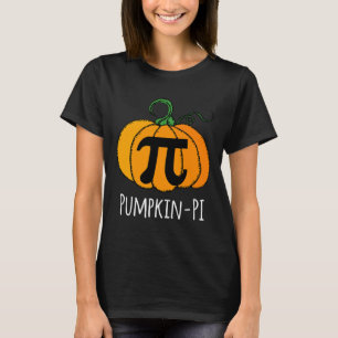 Fun Pumpkin Pi Halloween Costume Math Day Orange T-Shirt