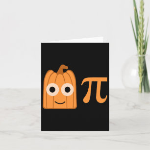 Fun Pumpkin Pi Tee For Math And Elementary Teacher Card