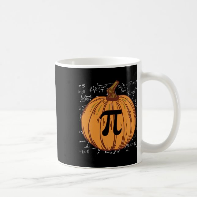 Fun Pumpkin Pie Halloween Fall Thanksgiving Pumpki Coffee Mug (Right)
