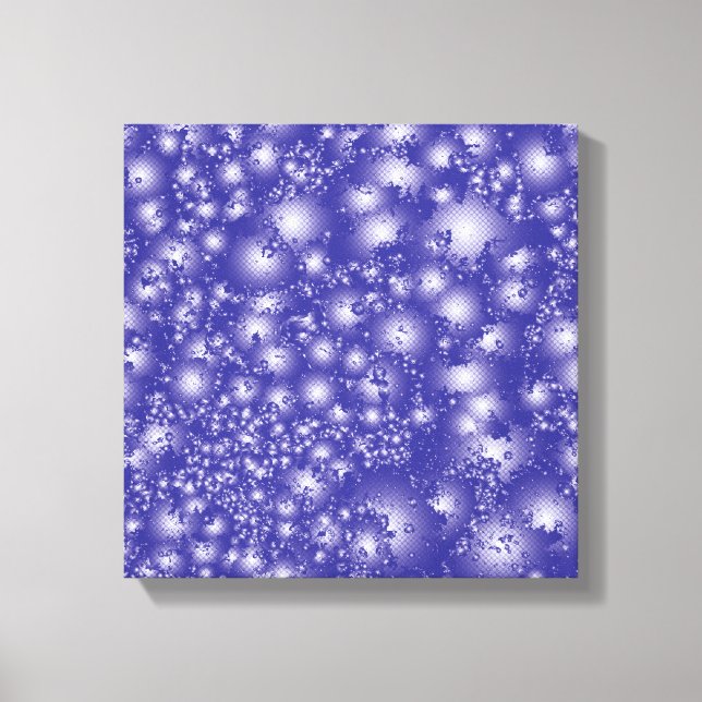 Fun PURPLE Abstract Ink Super Splash pattern Canvas Print (Front)