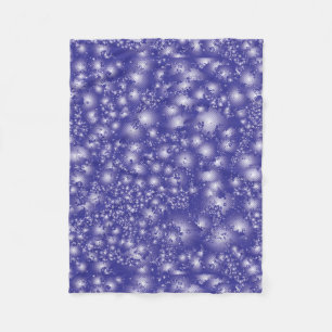 Fun PURPLE Abstract Ink Super Splash pattern Fleece Blanket