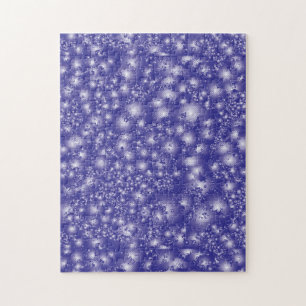 Fun PURPLE Abstract Ink Super Splash pattern Jigsaw Puzzle