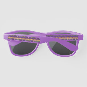 Fun Purple Hat Catoween, Cute Orange Pumpkin Sunglasses