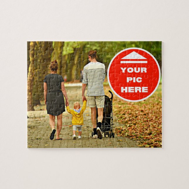Fun! Puzzle - Personalized -8" x 10", 110 pieces   (Horizontal)