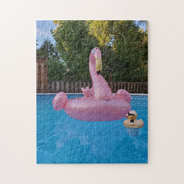 Fun! Puzzle - Summer Day by the Pool (Vertical)