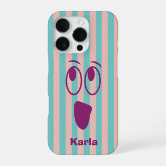 Fun Quirky Ghost Face iPhone 16 Pro Case