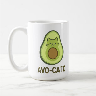 Fun Quote Saying Avo Cato Humour Cat Avocado Coffee Mug