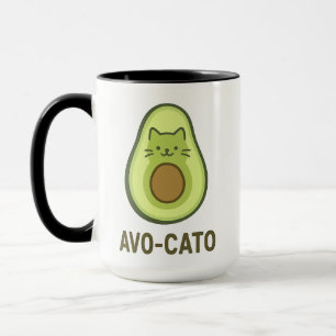 Fun Quote Saying Avo Cato Humour Cat Avocado  Mug