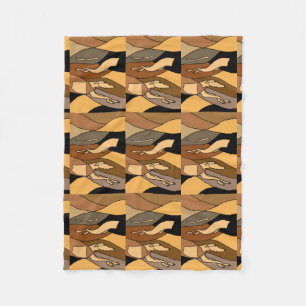 Fun Racing Greyhound Abstract Fleece Blanket