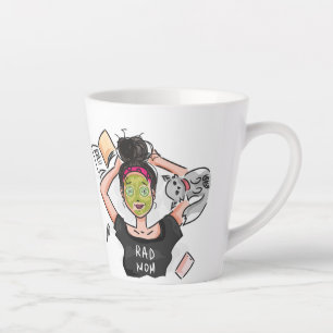 Fun Rad Mom's Day Off Latte Mug