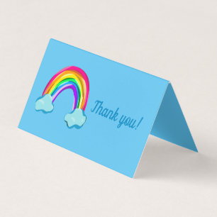Fun Rainbow Mariage Merci Cartes