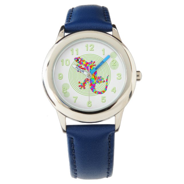 Fun Rainbow Salamander Watch (Front)