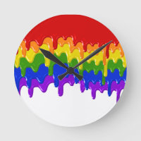 Fun Rainbow slime Paint Drips