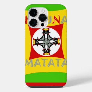 Fun Rasta Colour Red Golden Green iPhone 14 Pro Max Case