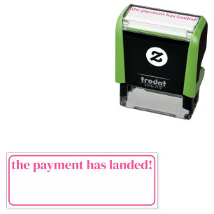 Fun Received Payment Small Office Accounting Self-inking Stamp