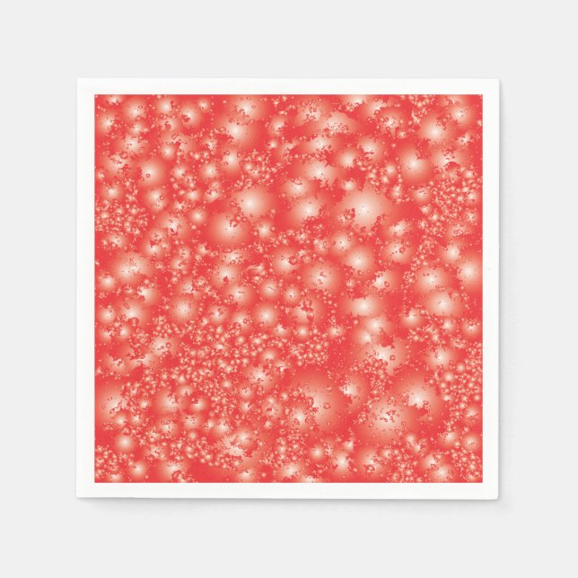 Fun RED Abstract Ink Super Splash pattern Napkin (Front)