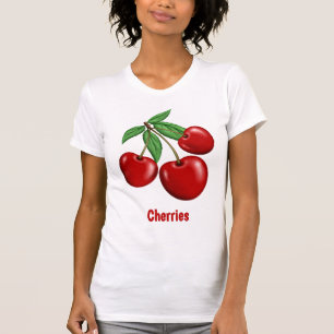 Fun Red Cherries Design  Personalized T-Shirt