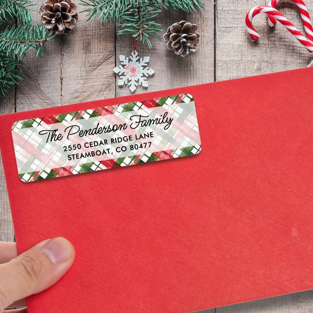 Fun Red Green Plaid Christmas Script Custom (Creator Uploaded)