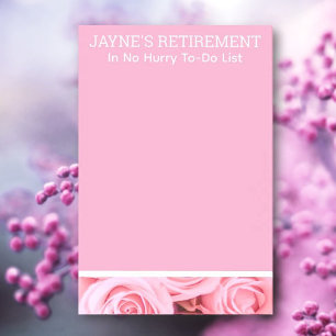 Fun Retiree's Gift! Cute  Post-it Notes