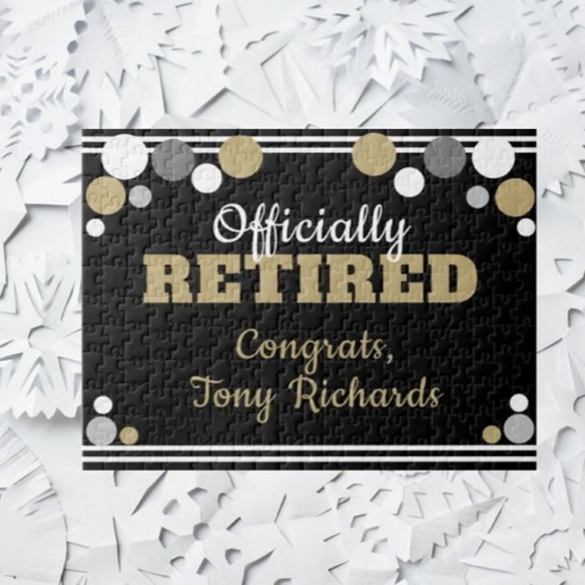 Fun Retirement announcement  Jigsaw Puzzle (Creator Uploaded)