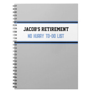 Fun Retirement Gift Spiral Notebook