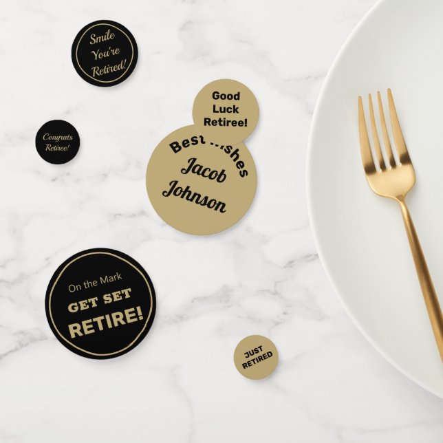 Fun Retirement Party table Confetti (Group)